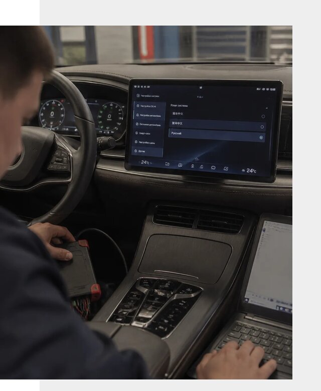 Русификация автомобиля BYD HAN для эксплуатации в Мелеузе